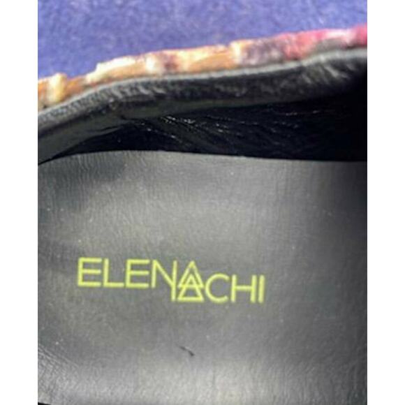 Elena Iachi Designer Sneakers NOS Colorful Patterned Geometric Floral SuperRare - Picture 11 of 16
